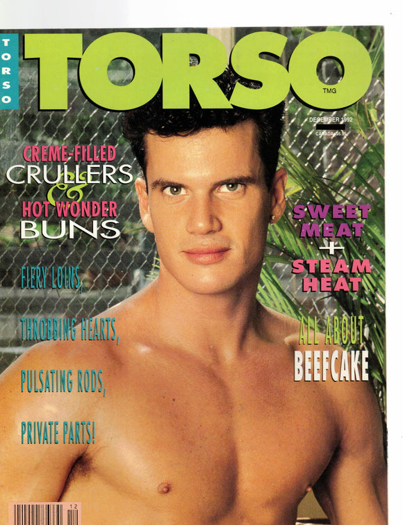 TORSO / 1992 / December / Chip Daniels / Franco Tobar / Randy Dandy / Andre Silva / Johnny Weissmuller / Ramon Novarro / Rock Hudson / Marlon Brando