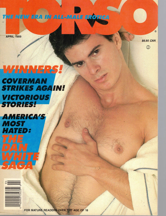 TORSO / 1989 / April / Stud Michner / Andre Legere / Kristen Bjorn / Juan Omery / Guy Friday / Harvey Milk / Dan White /