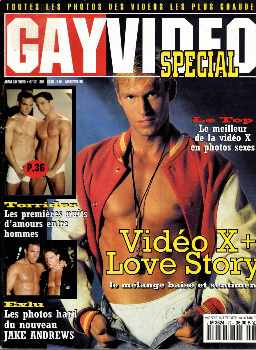 GAY VIDEO Spécial / 1996 / Mars - Avril / Jake Andrews / Johnny Hanson –  Zeus Gay Boutik