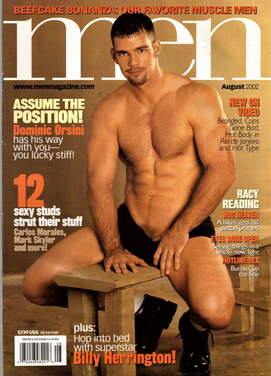 MEN Magazine / 2002 / August / Billy Herrington / Carlos Morales / Mar