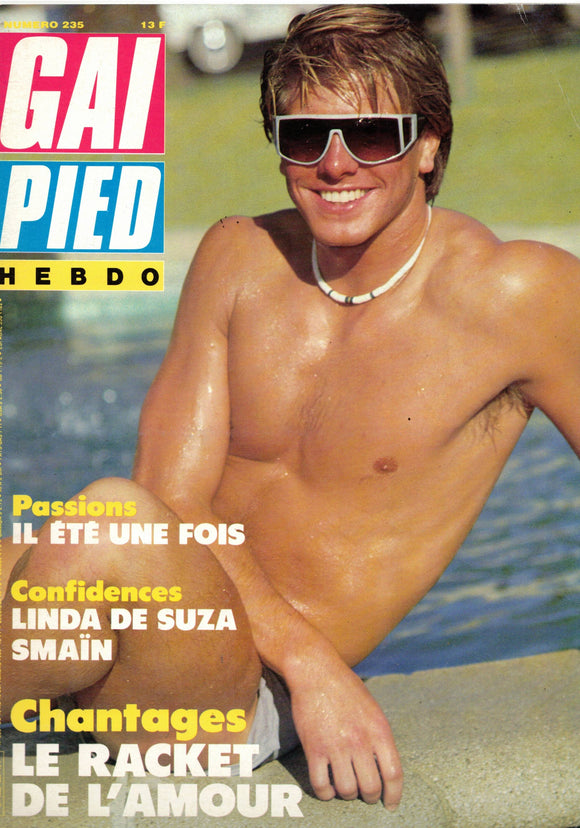 GAI PIED HEBDO FRANCE Magazine / 1986 / Septembre / No. 235