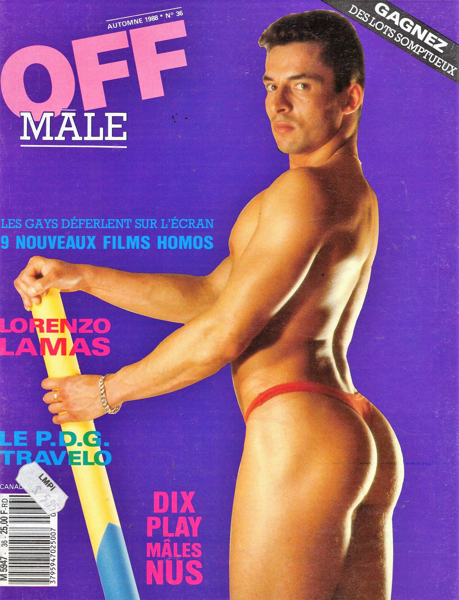 Off Male Magazine / 1988 / Automne / Lorenzo Lamas / Joseph Caprio / C –  Zeus Gay Boutik