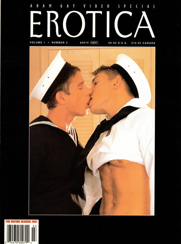 Adam Gay Video Erotica / 1997 / August / Erotica Vol. 1 No. 3 / Mike Branson / Jesse Tyler / Brent Cross / Brad Michaels / Jake Taylor / Kyle Brandon / Paul Carrigan / Logan Reed / Scott Randsome