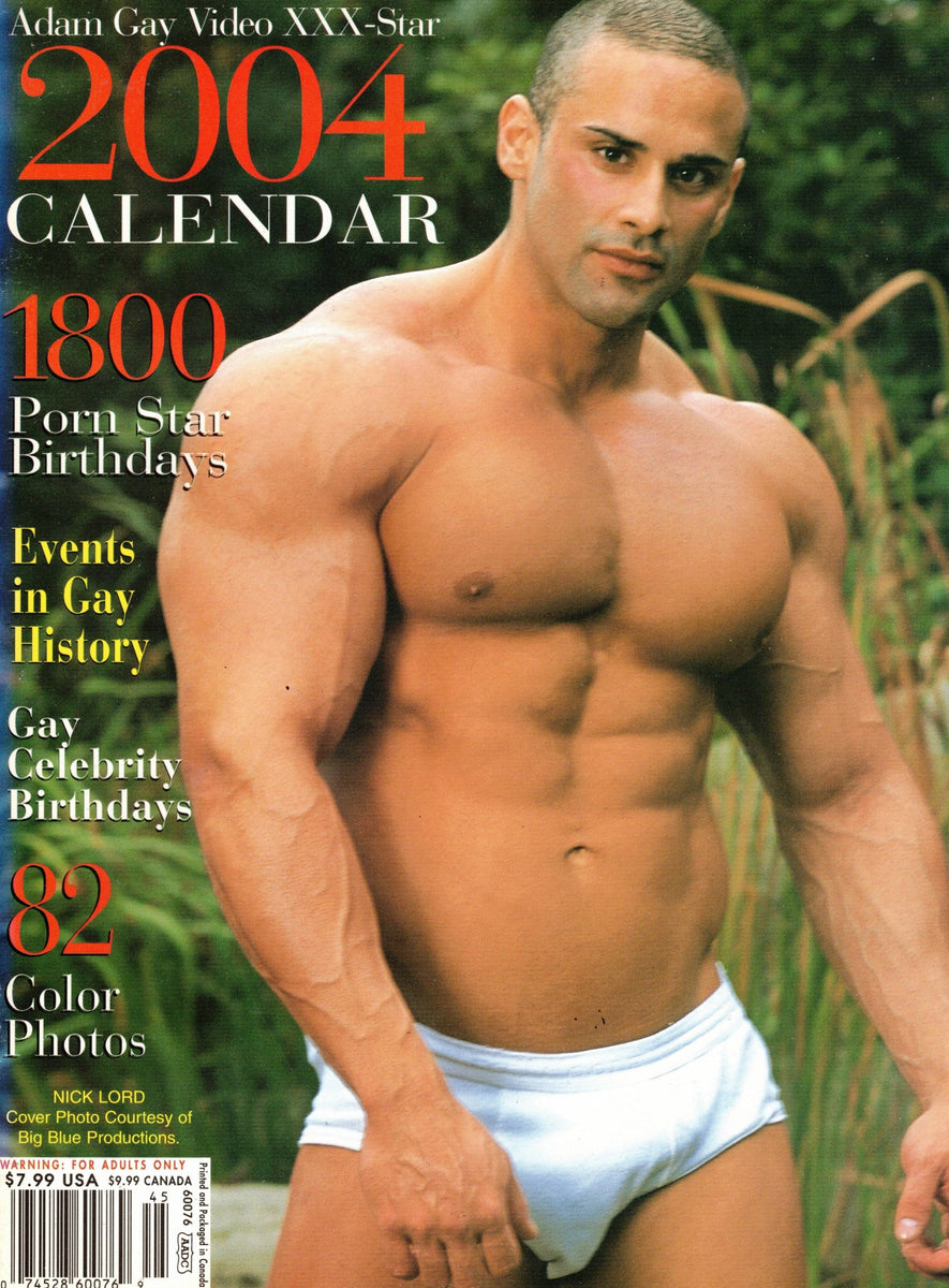 Calendar / Adam Gay Video XXX-Star 2004 / Michael Lucas / Nick Lord / –  Zeus Gay Boutik