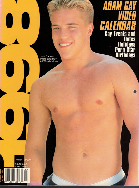 Calendar / Adam Gay Video XXX-1998 / Jake Cannon / Damian Ford / Logan Reed / Ken Ryker / Marcelo Reeves / Matt Bradshaw