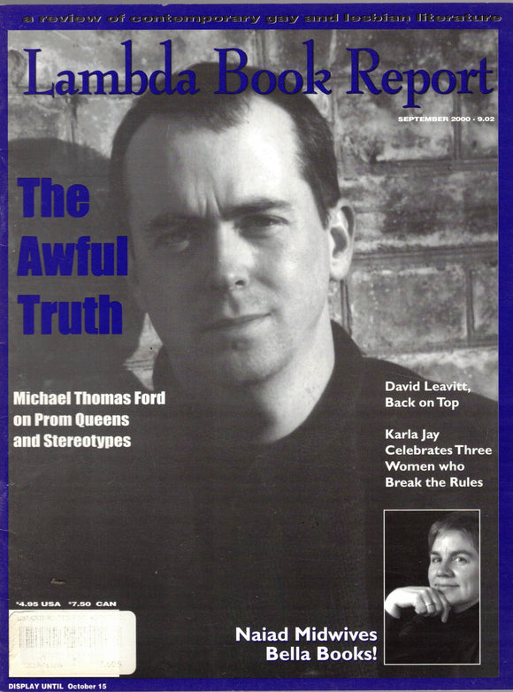 Lambda Book Report / 2000 / September / Michael Thomas Ford / David Leavitt / Karla Jay