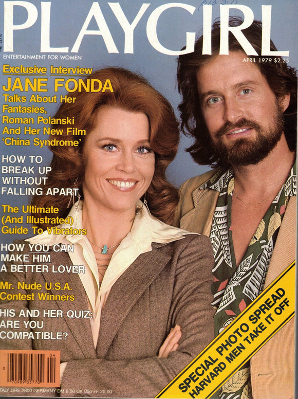 PLAYGIRL / 1979 / April / Jane Fonda / Michael Douglas / Dirk Benedict / Queen / Bob Blount / Ralph Waite