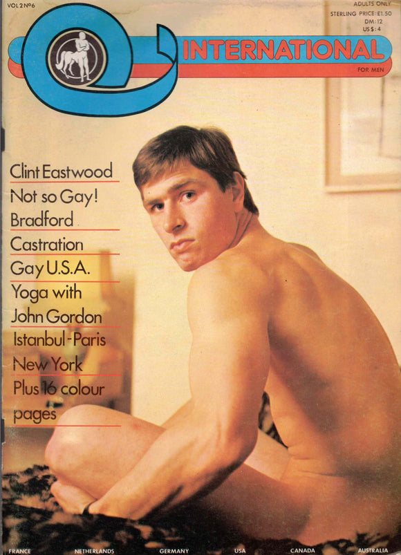 Q INTERNATIONAL Magazine / 1978 / Vol. 2 No. 6 / Clint Eastwood / John Gordon / Istanbul / David Arienti / Paean Studios / Don Talon / Mark Wolf / Brutus