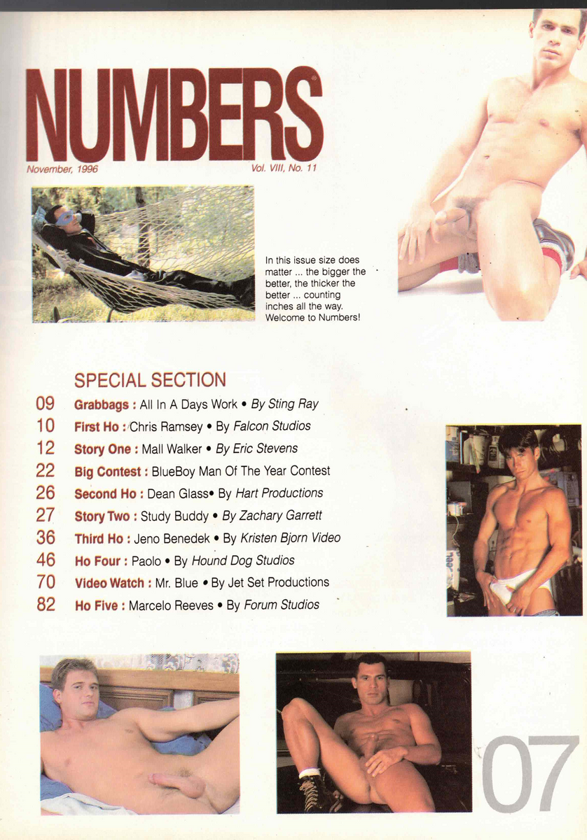 NUMBERS / 1996 / November / Chris Ramsey / Dean Glass / Jeno Benedek ...