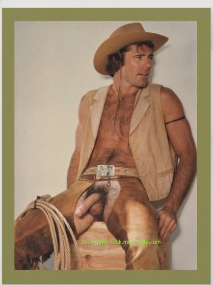 POSTCARD / Rock Pamplin nude cowboy