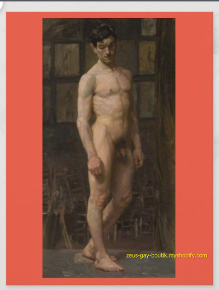 POSTCARD / MUNNINGS, Alfred / Standing male nude, 1947