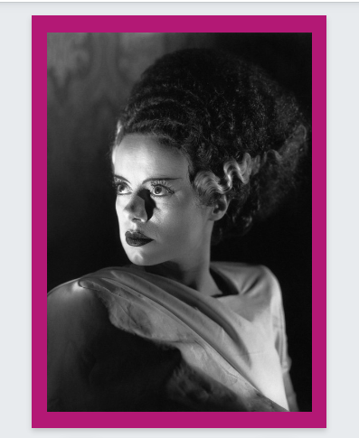 GREETING CARD / Elsa Lanchester / Bride of Frankenstein, 1935 / James Whale