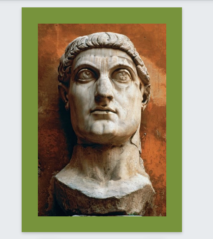 GREETING CARD / Colossus Roman Emperor Constantine