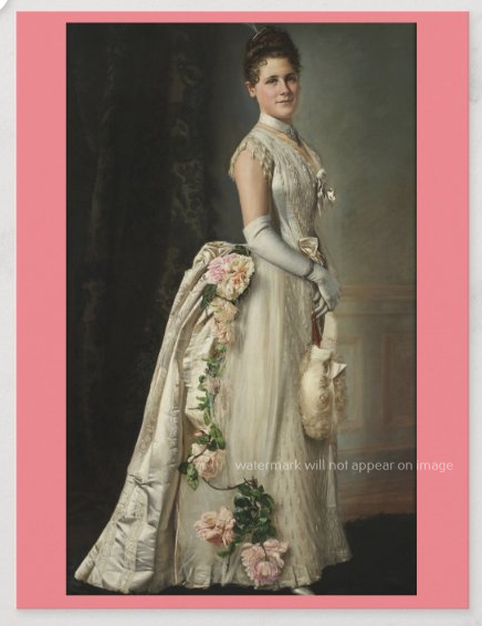 POSTCARD / BRUNERY, Francesco / Portrait of a lady, 1889