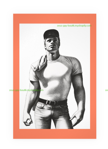POSTCARD / Tom of Finland / Man in t-shirt and cap