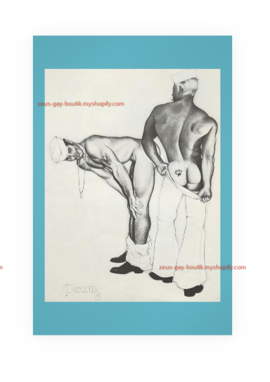 POSTCARD / LUGER / Two sailors undressing