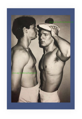 POSTCARD / WARHOL, Andy / Querelle, two sailors, 1982