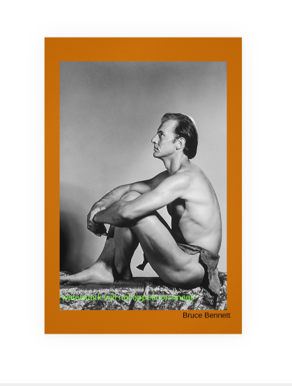 POSTCARD / Bruce Bennett / Tarzan , 1935 (brown)