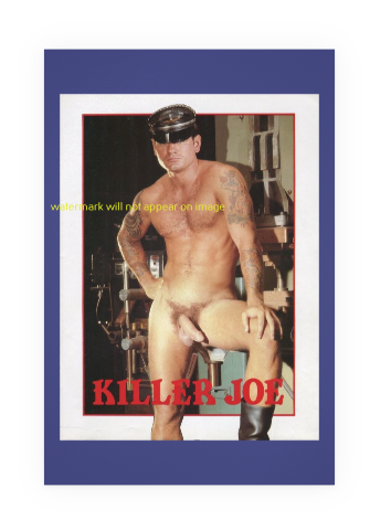 POSTCARD / Killer Joe nude in leather cap