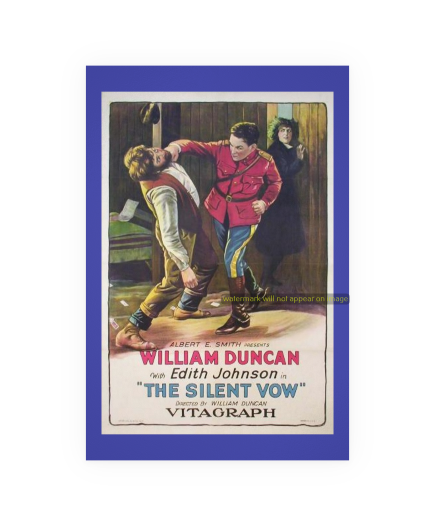POSTCARD / The silent vow, 1922 / William Duncan / Edith Johnson