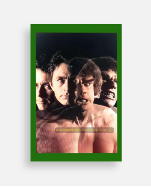 POSTCARD / Hulk, 1977 / Lou Ferrigno / Bill Bixby