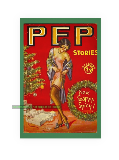 POSTCARD / Pep stories / Christmas Lingerie, 1928