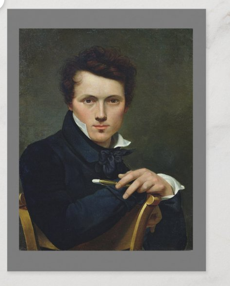 POSTCARD / DUBUFE Claude-Marie / Self-portrait, 1818
