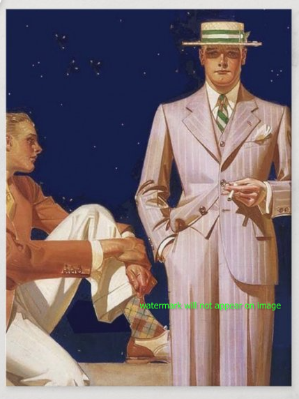 POSTCARD / LEYENDECKER Joseph / Kuppenheimer men, 1929