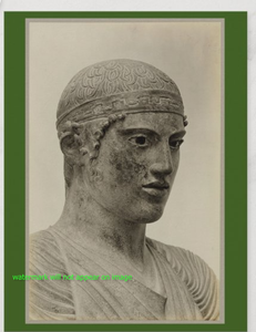 POSTCARD / Anonymous, Greece / Charioteer of Delphi, 478-474 BC