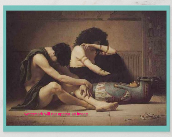 POSTCARD / PEARCE, Charles / Lamentation over death of first born of Egypt, 1877