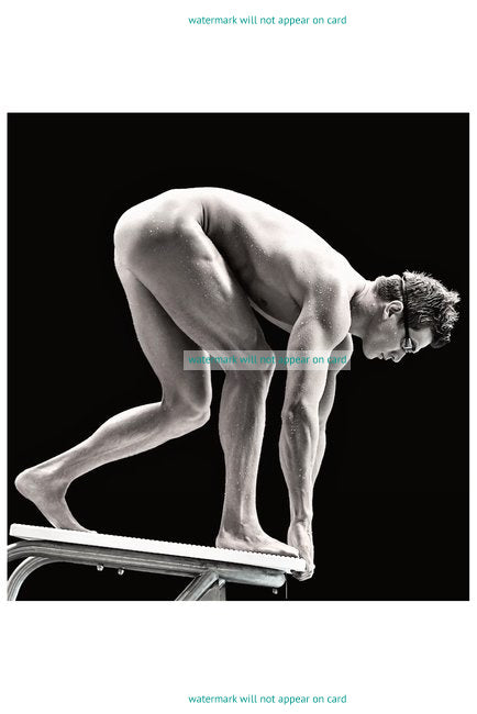 POSTCARD / Nathan Adrian nude on diving board