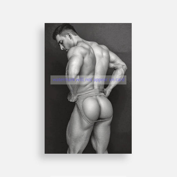 POSTCARD / Shamil nude from back