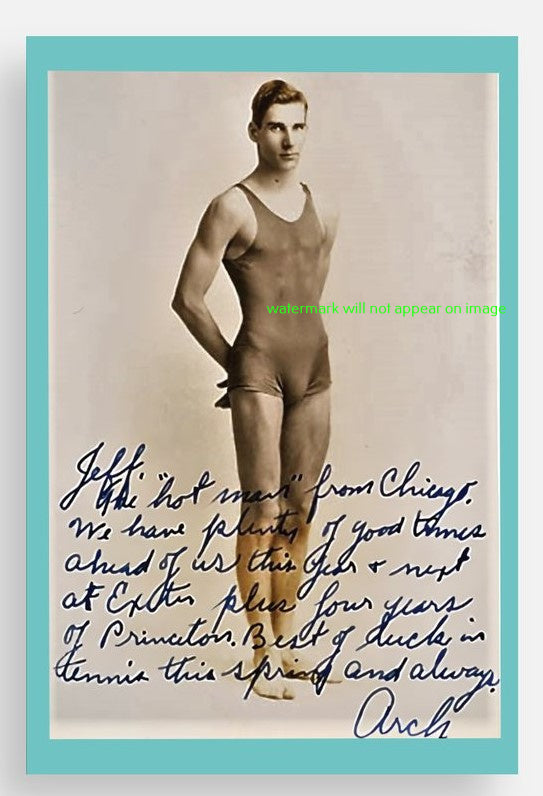 POSTCARD / Jeff, the 'hot' man from Chicago, 1920s