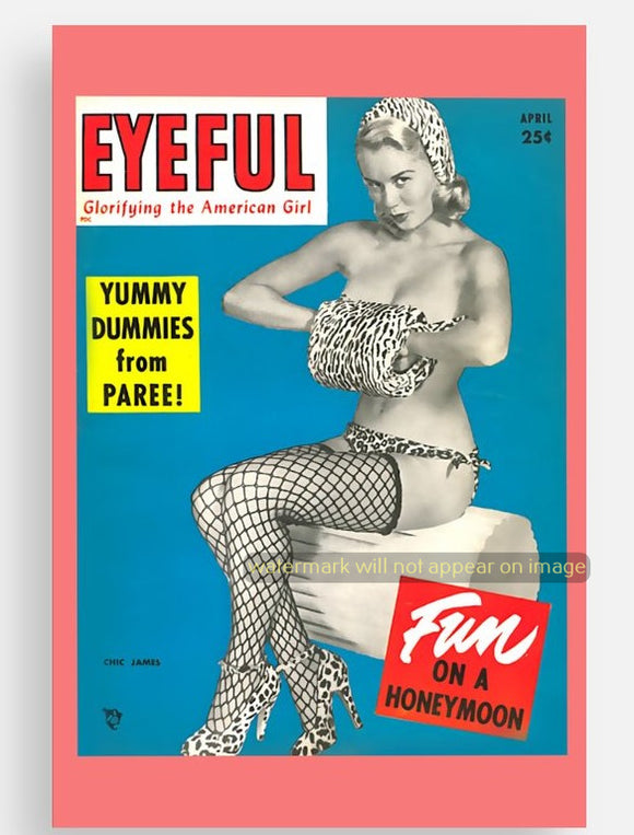 POSTCARD / Chic James / Eyeful April 1952