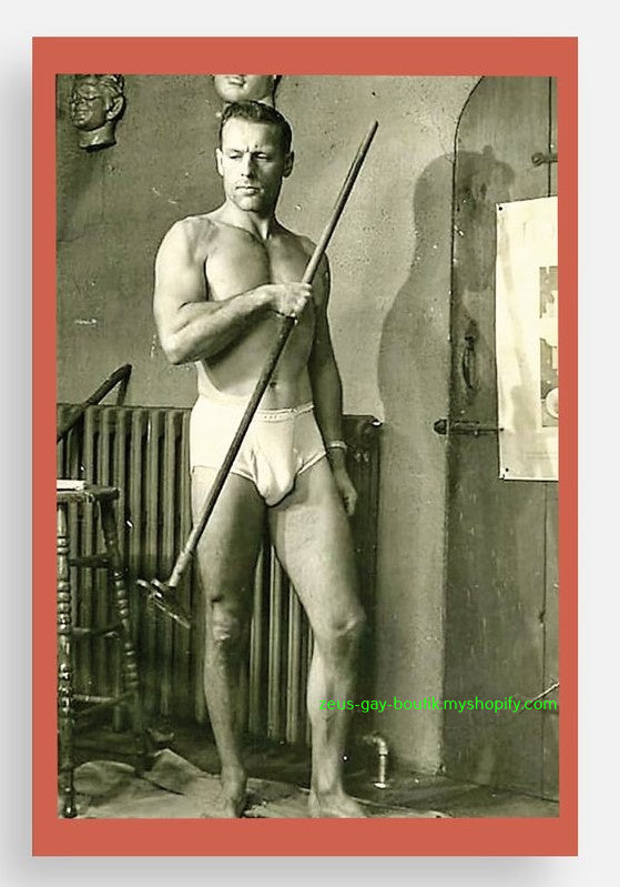 POSTCARD / Studio model in underwear, 1930s