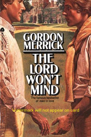 POSTCARD / Gordon Merrick / Victor Gadino / The Lord won't mind