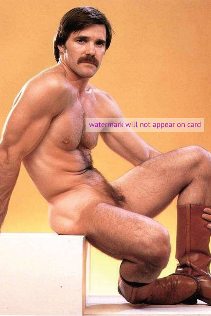 POSTCARD / Nick Chase nude wearing boots