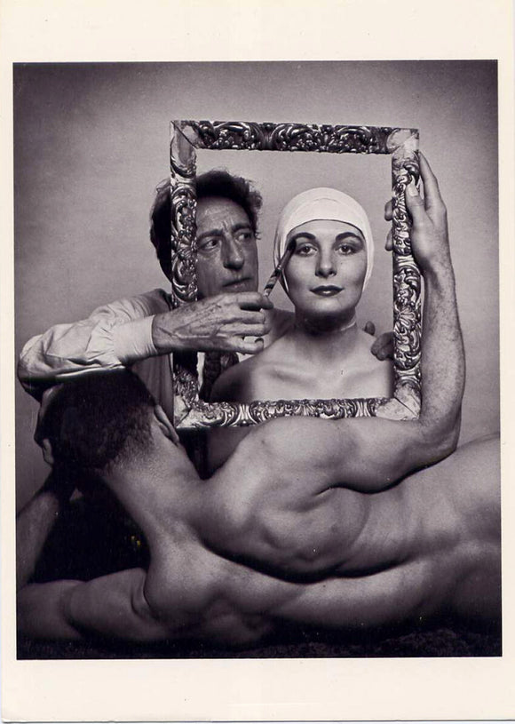 POSTCARD / Jean Cocteau / Act of Creation, 1949 / Philippe HALSMAN