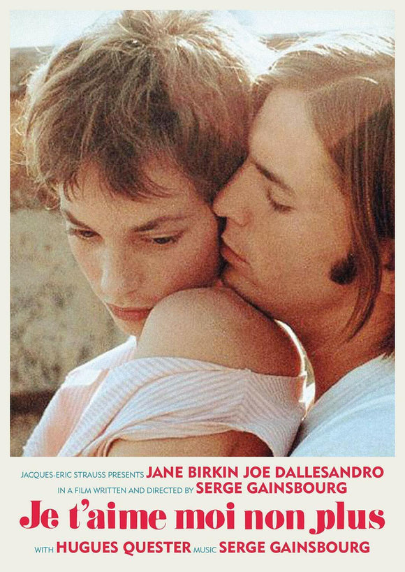 DVD / Serge Gainsbourg / Je t'aime moi non plus, 1968 / Jane Birkin / Joe Dallesandro