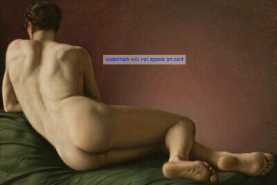 POSTCARD / LESSER Aleksander / Male nude seen from back, 1837