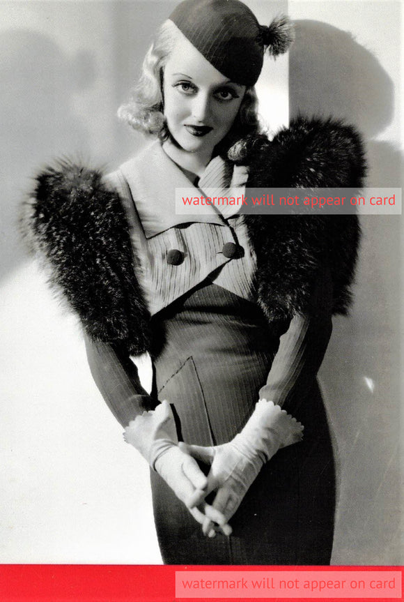 NOTE CARD / Bette Davis / Fashions of 1934