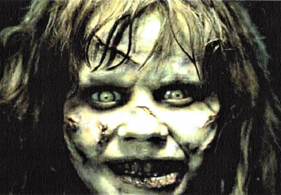 NOTE CARD / The Exorcist, 1971 / Linda Blair
