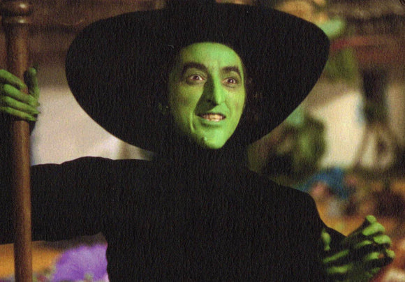 NOTE CARD / The Wizard of Oz, 1939 / Margaret Hamilton, witch