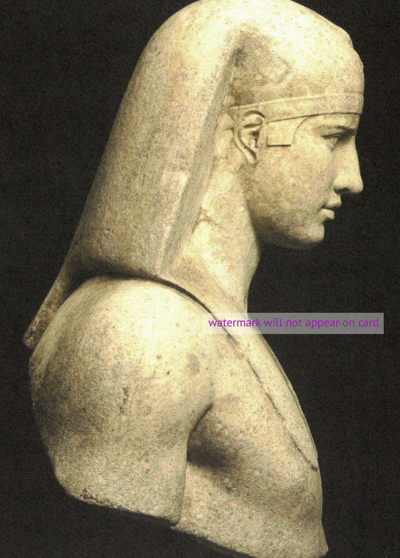 POSTCARD / Roman Bust / Antinous as Osiris