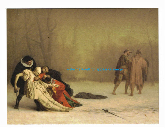 POSTCARD / GÉROME, Jean-Léon / The duel after the masquarade, 1857