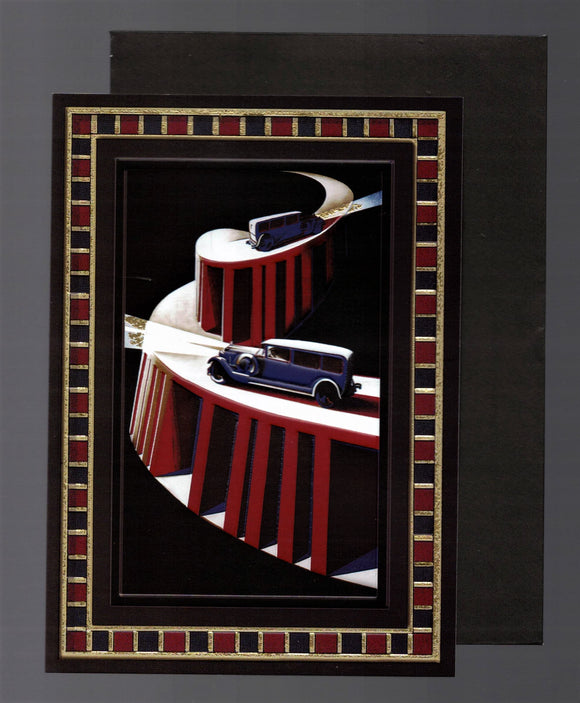 GREETING CARD / WILKINSON Anne / Autos Ascending (embossed)