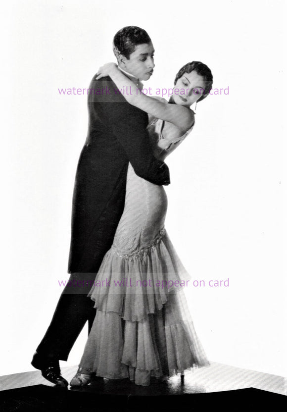 POSTCARD / Two ballroom dancers, 1940 / SEYMOUR, Maurice