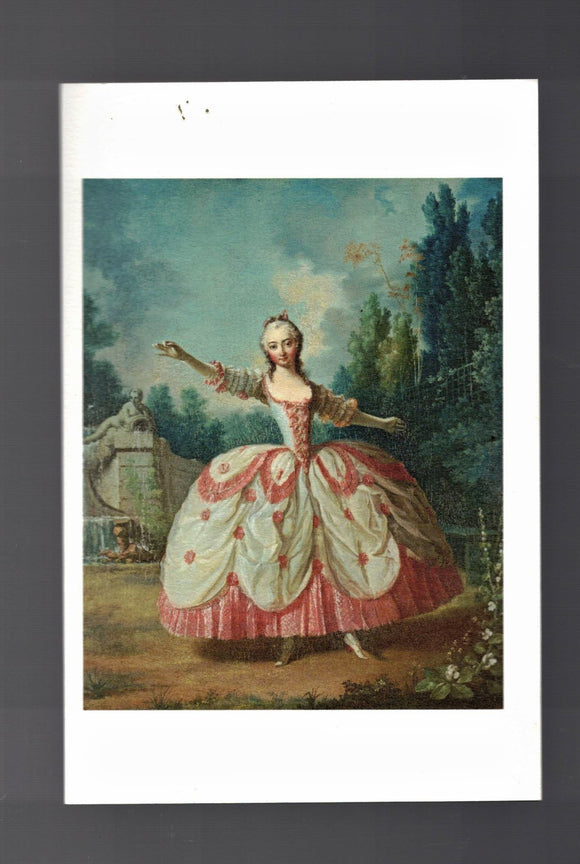 NOTE CARD / De La ROCHE, Jean-Philippe / La Barbarina, 1742
