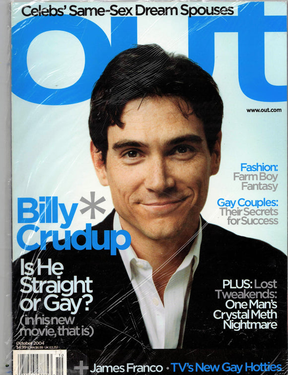 OUT MAGAZINE / 2004 October / Billy Crudup