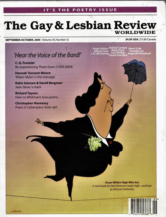 The Gay & Lesbian Review / September - October 2005 / Walt Whitman / Oscar Wilde / Thom Gunn / Jean Sénac